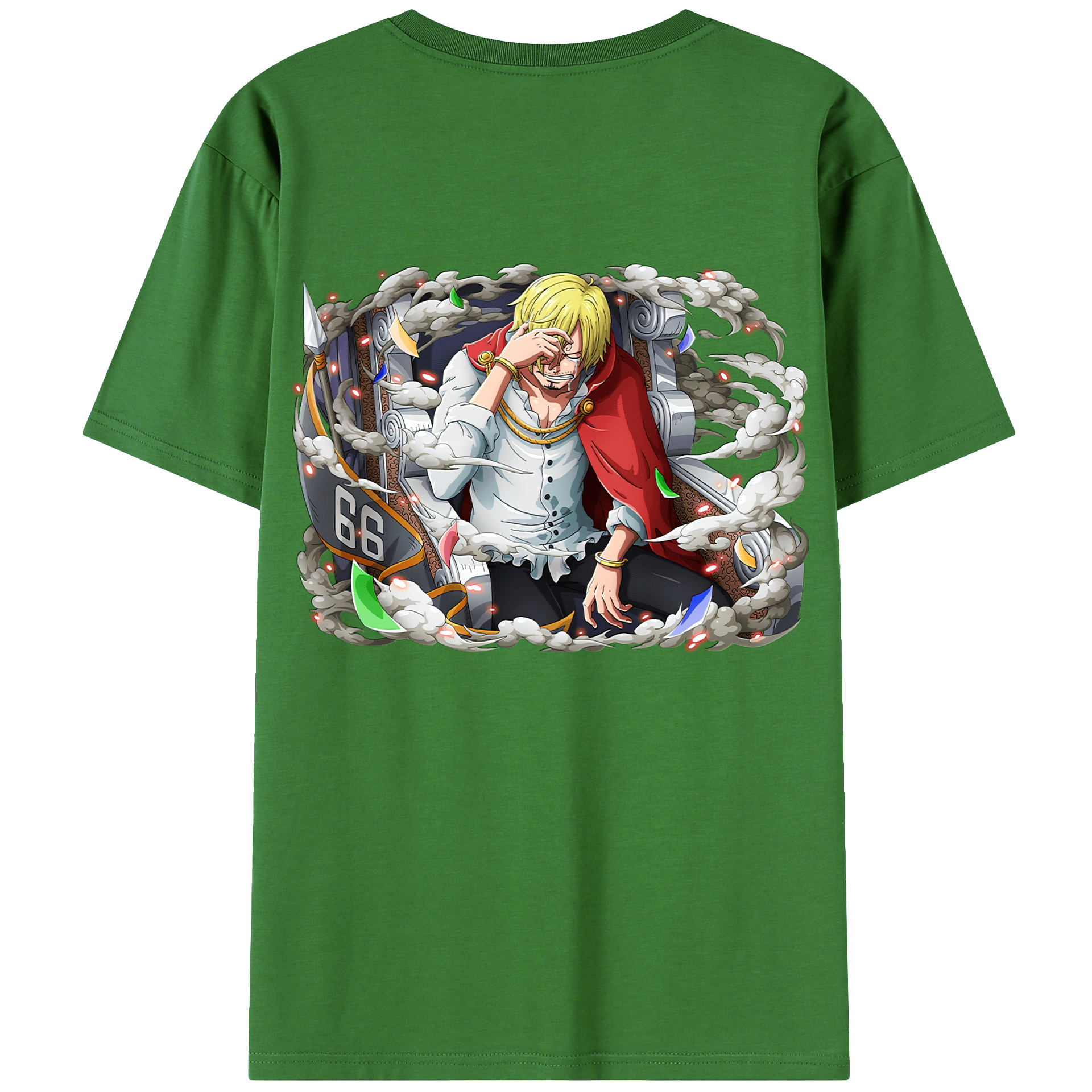 （画像用） ワンピース サンジ ONE PIECE Sanji レディース半袖Tシャツ(バックプリント)